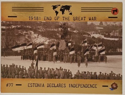 2022 Historic Autographs Gilded Age #37 Estonia Declares Independence /149