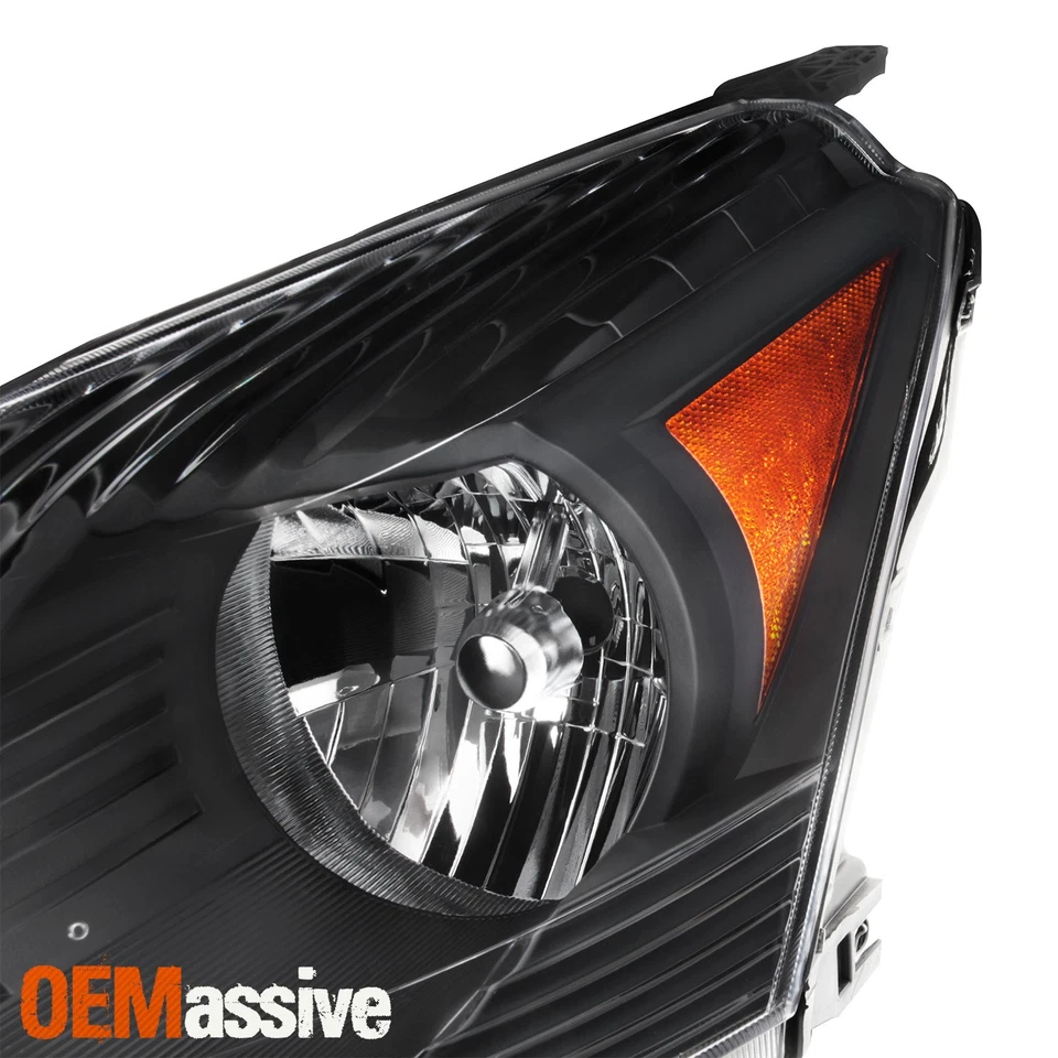 [Negro] Se adapta a Chevy Traverse 2009 2010 2011 2012 faros delanteros diestros + diestros Foto 4 de 4