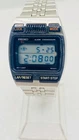 Vintage Seiko Digital Alarm Chronograph A439 - 4010 Working Silver Tone Japan