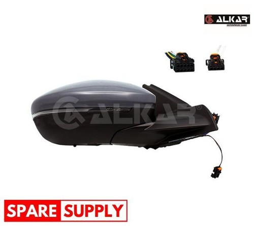 EXTERIOR MIRROR FOR OPEL PEUGEOT ALKAR 6144312 FITS RIGHT - Picture 1 of 7