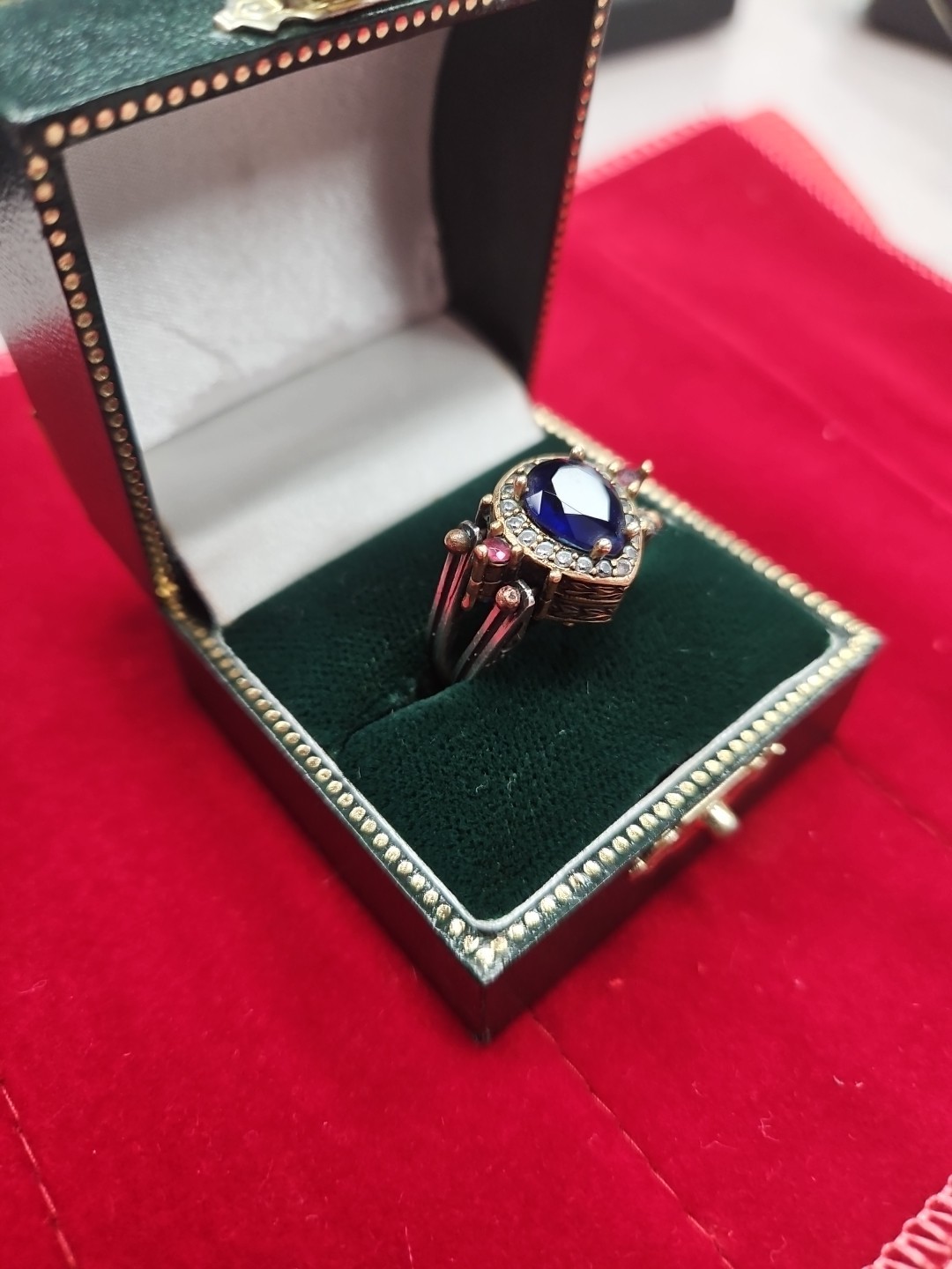 Turkish Handmade Reversible Ring Silver - image 1