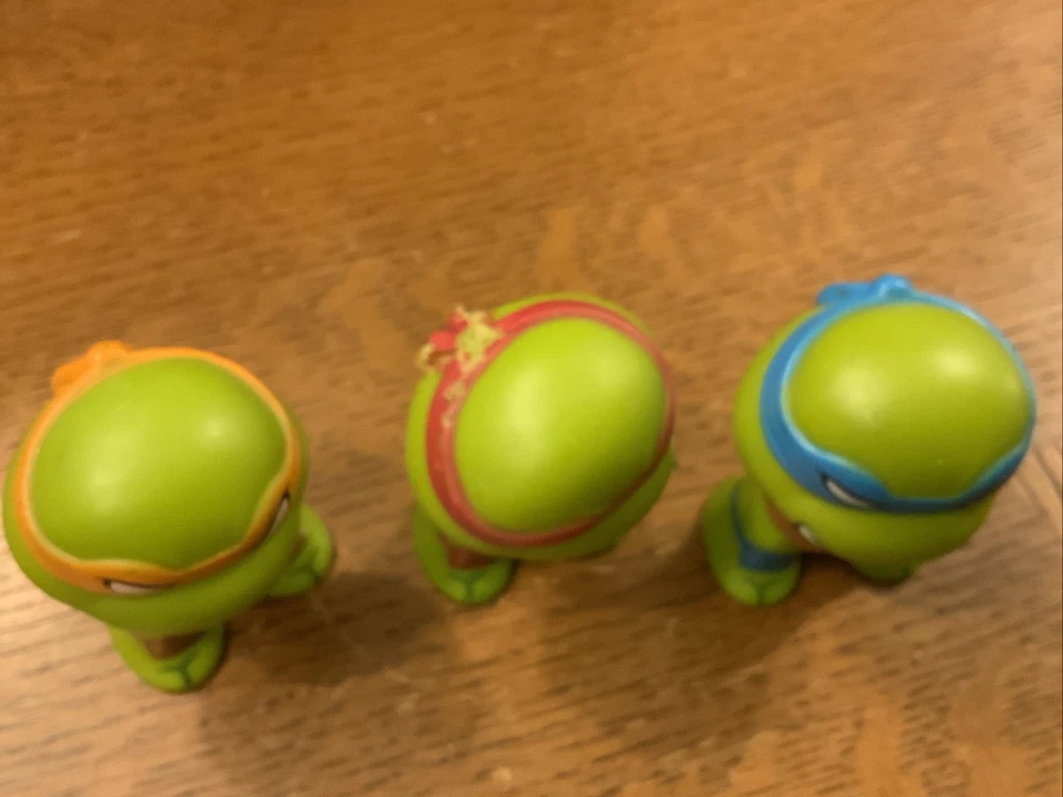 "3 figuras de vinilo de 3"" Kidrobot 2014 Teenage Mutant Ninja Turtles Viacom" Foto 4 de 4