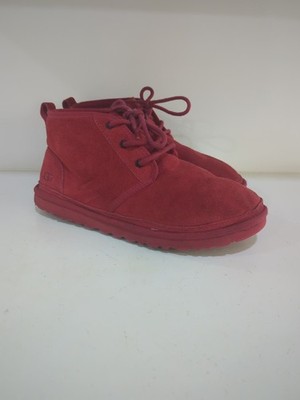 UGG NEUMEL 3236 SAMBA RED ANKLE BOOTS men's Size 11 