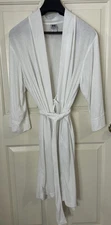 NATORI Spa Lightweight Terry Super Soft Luxurious Robe Size Medium Pearl White