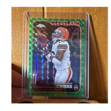 Topps Chrome 2024 Josh Cribbs Green Sonar Refractor Cleveland Browns #41/99