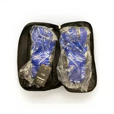 Kaliaaer Goalkeeper Gloves SZ 4 NEW BLUE WHITE FREE SHIPPING