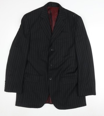 Anzugjacke Herren UK Größe 36 Dehavilland Regular schwarz