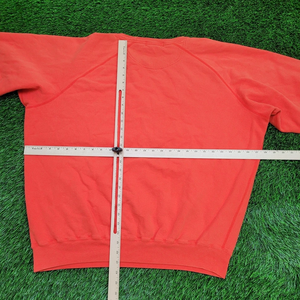 Sudadera Ralph-Lauren vintage años 90 XL 27x27 holgada naranja Foto 4 de 4
