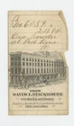 Mr Fancy Cancel David L Stackhouse Chemist & Druggist Philadelphia Ad Card #2046
