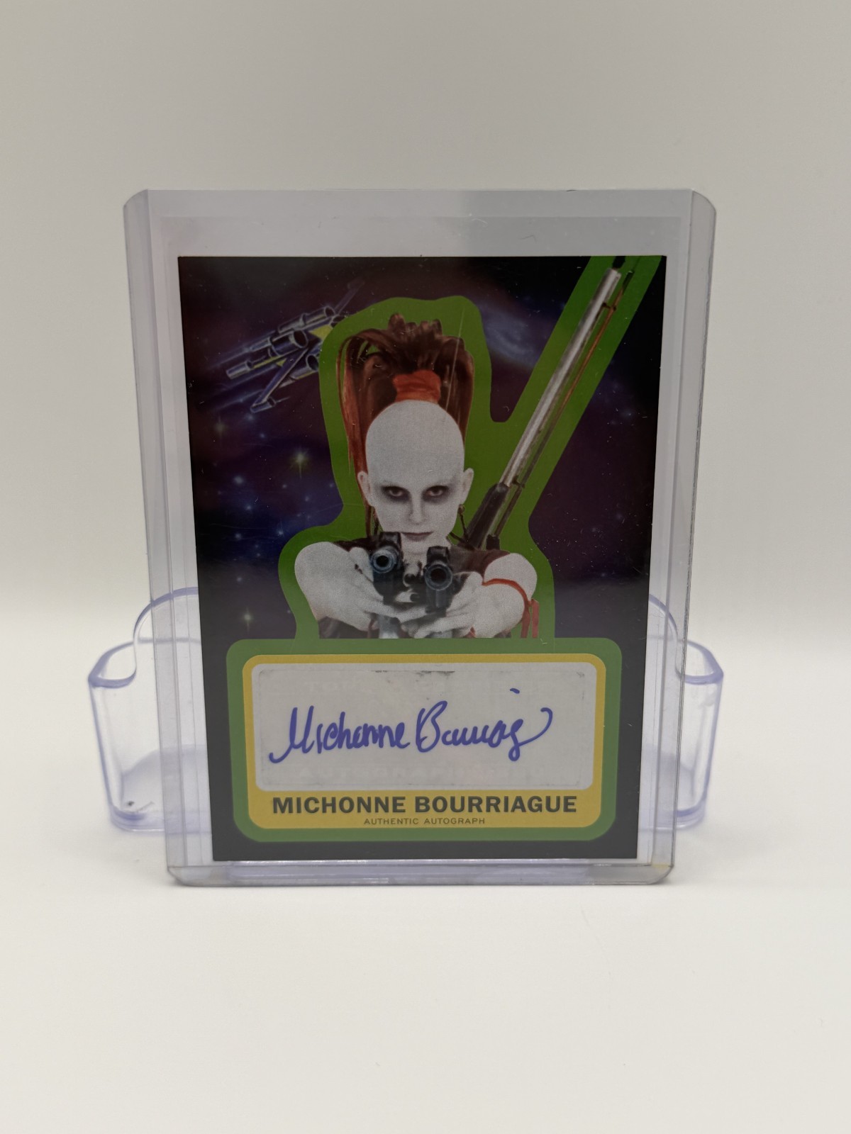 Topps Star Wars Auto Michonne Bourriague as Aurra Sing
