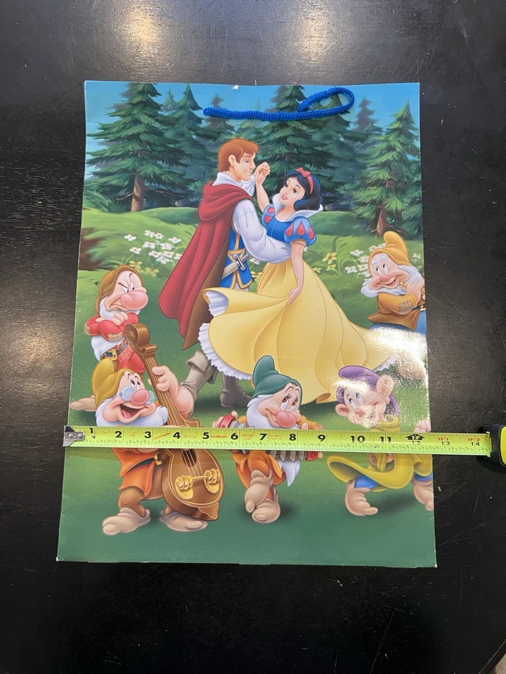 Juego de 4 bolsas de regalo de papel vintage de princesas Disney. Nuevo stock antiguo de KB Toys Foto 3 de 4