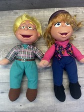 Puzzle Place Plush Dolls Fisher Price Ben Jody Vintage 90s Lot of 2
