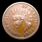 1884 Indian Cent Penny ---- Nice Condition Coin ---- #846U