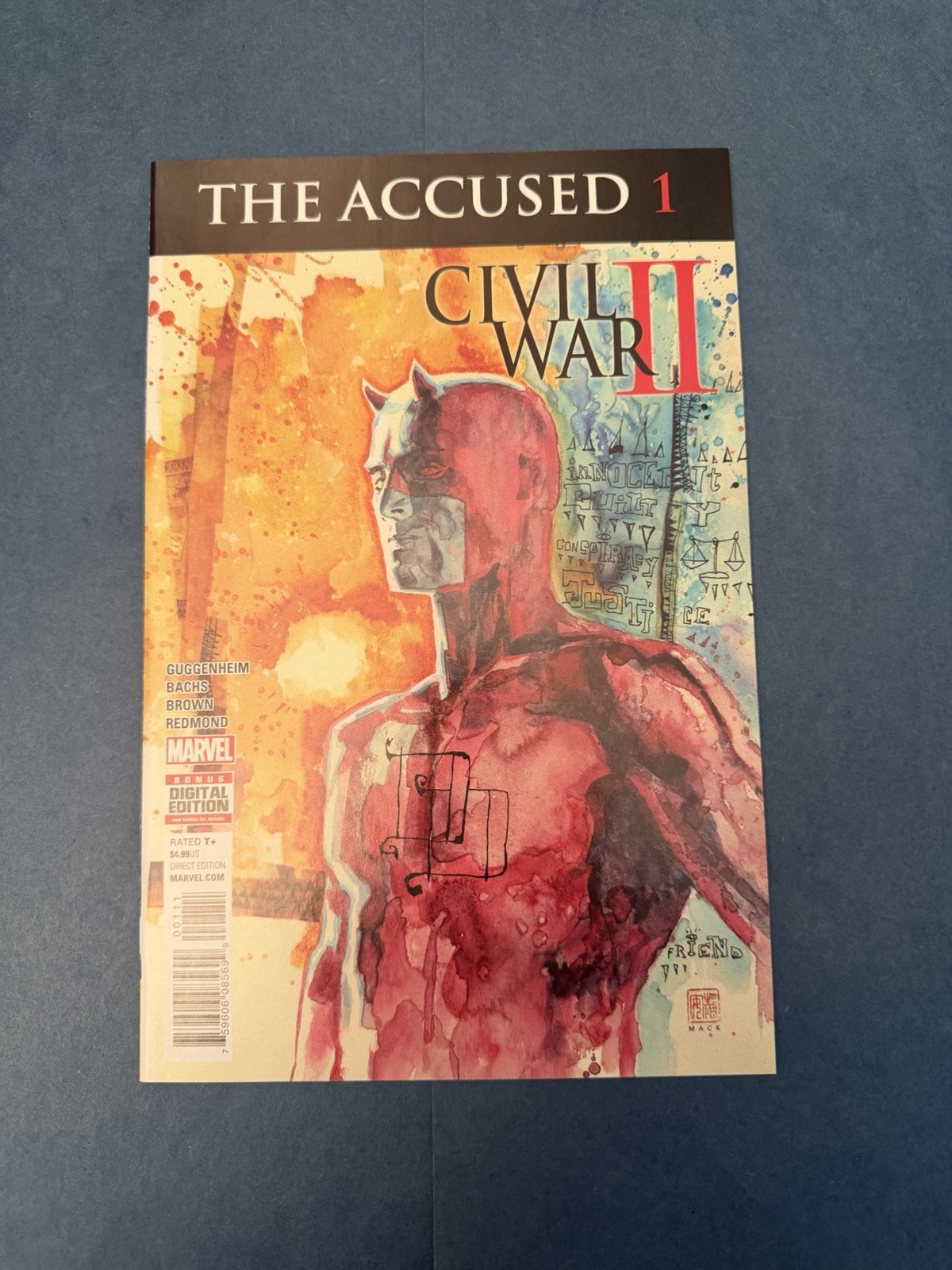 The Accused #1 Marvel Comics (Civil War II, M&M's 75th Anniversary, 2016)