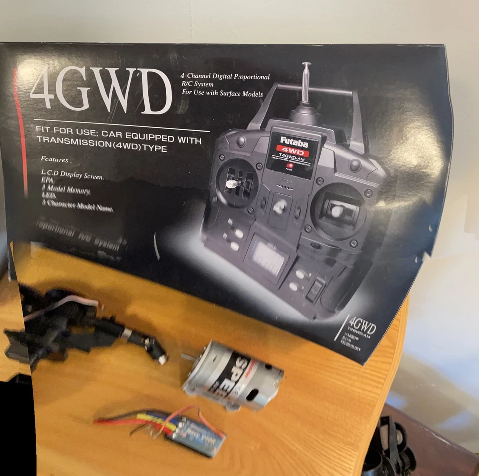 Graupner RC Schottel completo unidades de barco, motores y controlador Futaba RC Foto 3 de 4