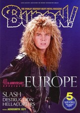 BURRN! May 2022 EUROPE Cover - The Final Countdown Anniversary