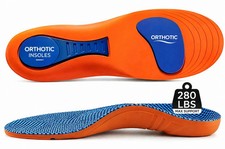 Orthotic Insoles For Arch Support Plantar Fasciitis Flat Feet Gel Heel Back Pain