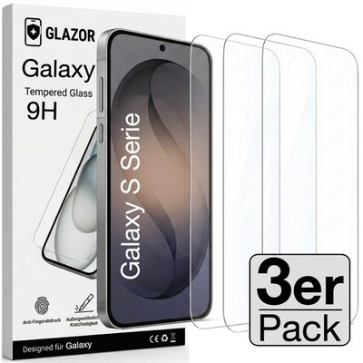 3x Panzerfolie Schutzglas für Galaxy S26 S25 S24 S23 S22 S21 S20 FE Ultra Plus
