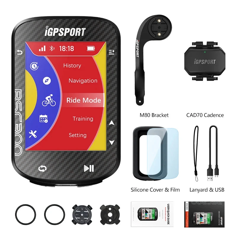 Route Navigation Bicycle GPS Computer Cycling Wireless Speedometer Bike Odometer - Image 2 of 4