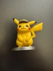 Pikachu Figure Pokémon TCG 1.75” x 1.75” x 1.25 Detective Pikachu on the Case