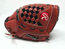 Rawlings RMP20 Baseball Glove Softball Mitt RHT 12" Inverted Slanted Basket Web