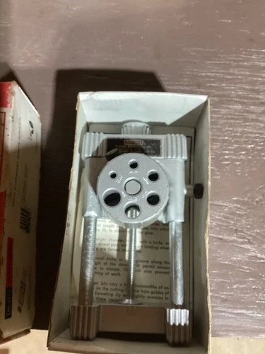 Vintage SEARS CRAFTSMAN Doweling Jig w/ Revolving Turret 94186 in Original Box