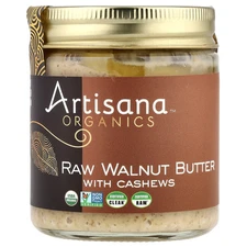 Artisana Organics Raw Walnut Butter 8 oz 227g Gluten-Free, Kosher, Non-GMO,