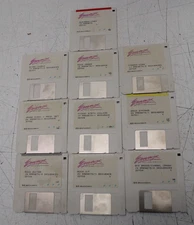LOT OF 10 Factory Disks E-MU Systems Emax  Library Disk Set - 10 Diskettes