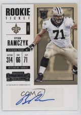 2017 Contenders Rookie Ticket/Rookie Ticket Variation Ryan Ramczyk #207 Auto 0v0