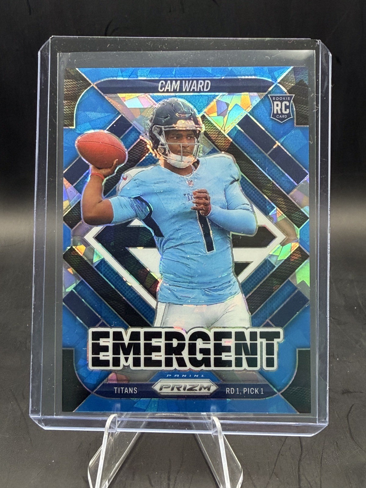 2025 Prizm Cam Ward #2 Emergent Blue Ice /99