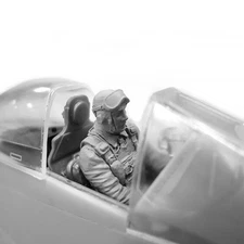 1/32 Forward Facing Pilot Military RESIN FIGURE MODEL KIT Unassembled Unpainted