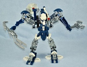 Lego Bionicle 8623 KREKKA - &nbsp;2004 Titan Warrior with Glow in the Dark Disk