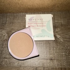 Mary Kay Powder Perfect Pressed Powder Beige .26oz For All Skin Types NIB