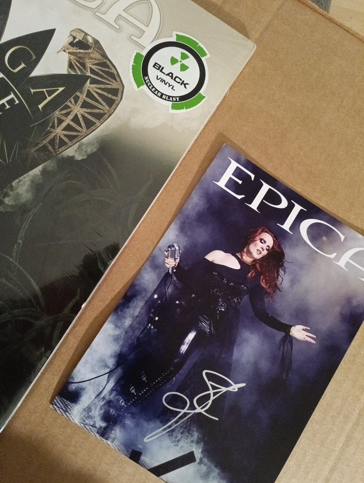 Epica Omega Alive 3 LP Deluxe Vinyl SIMONE SIMONS Signed Signiert Wacken - Bild 2 von 4