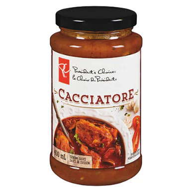 Sauce de cuisson cacciatore au choix du président, 400 ml/13,5 oz fl - Photo 1/3