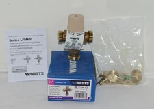 Watts LFMMVM1PEX Thermostatic Mixing Valve 1/2 Inch Domestic Hot Water Systems