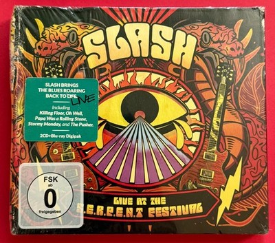 Slash - Live At The S.E.R.P.E.N.T. Festival [New CD +Blu-Ray] (minor case wear)