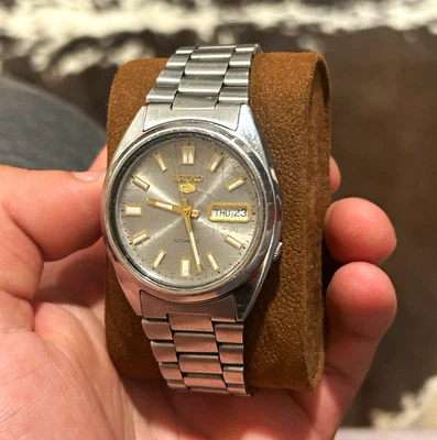 Seiko 5 Mechanical Automatic Wristwatches with 21 Jewels for sale