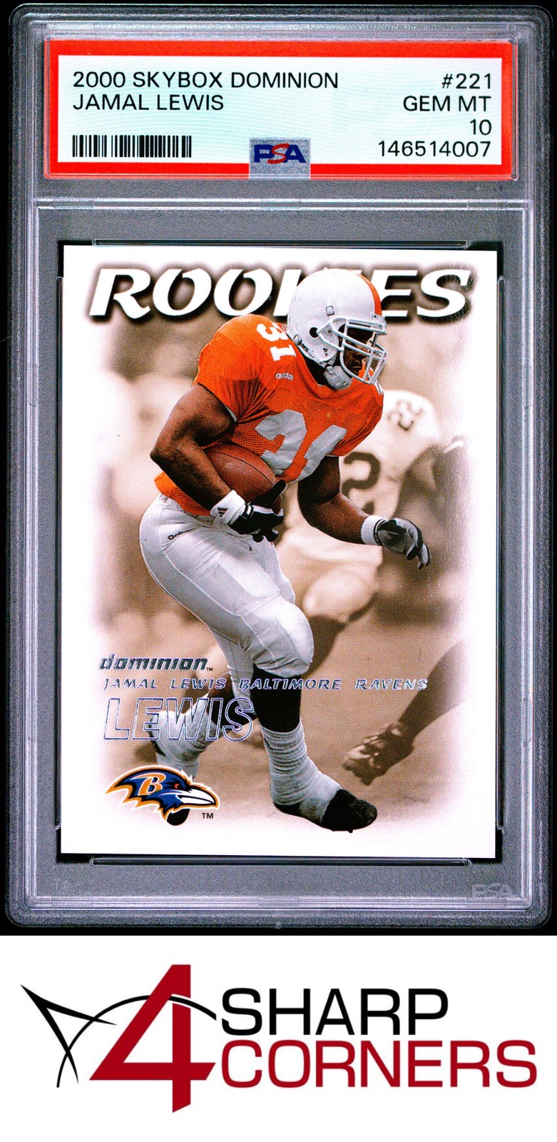 Jamal Lewis Skybox Dominion #221 Base