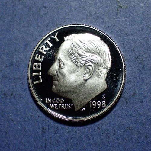 1998-S Silver Roosevelt Dime  Gem Proof
