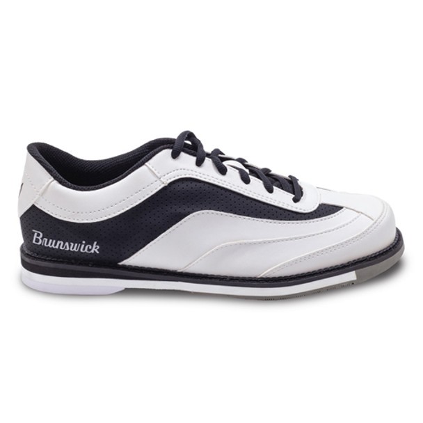 Brunswick Men&rsquo;s Rampage White Right Hand Bowling Shoes
