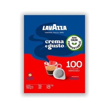 FLASH SALE! 100 Lavazza Crema Gusto ESE Coffee Paper Pods - DAMAGED BOX 0.17 per lighter