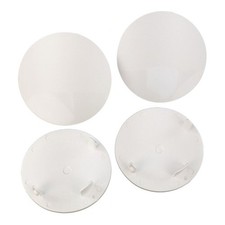 DE Racing - Snap-In Mud Plugs for Speedway Wheels White