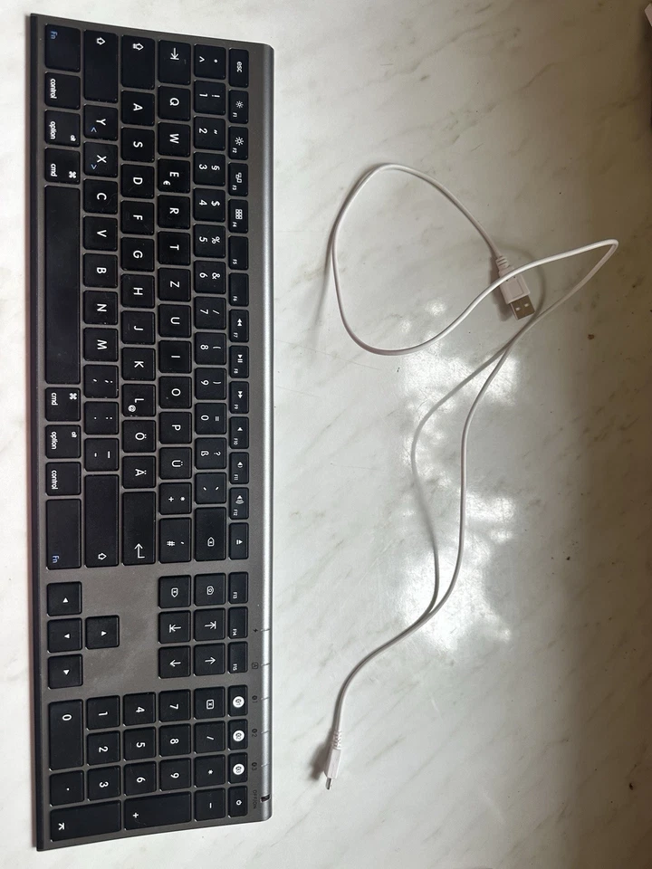 Jellycomb Tastatur Wireless Jelly Comb Keyboard Für Mac Deutsches Layout Qwertz