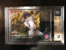 2016 Topps Now Javier Baez #BON-3 NLDS postseason Chicago Cubs  BGS 10 RARI$T