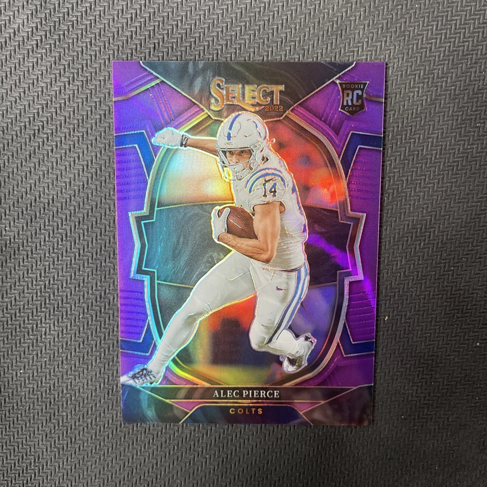 2022 Select Concourse Rookie Purple Prizm Colts Alec Pierce RC /75