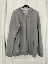 Drop Dead Grey Zip Up Hoodie - UK Size L