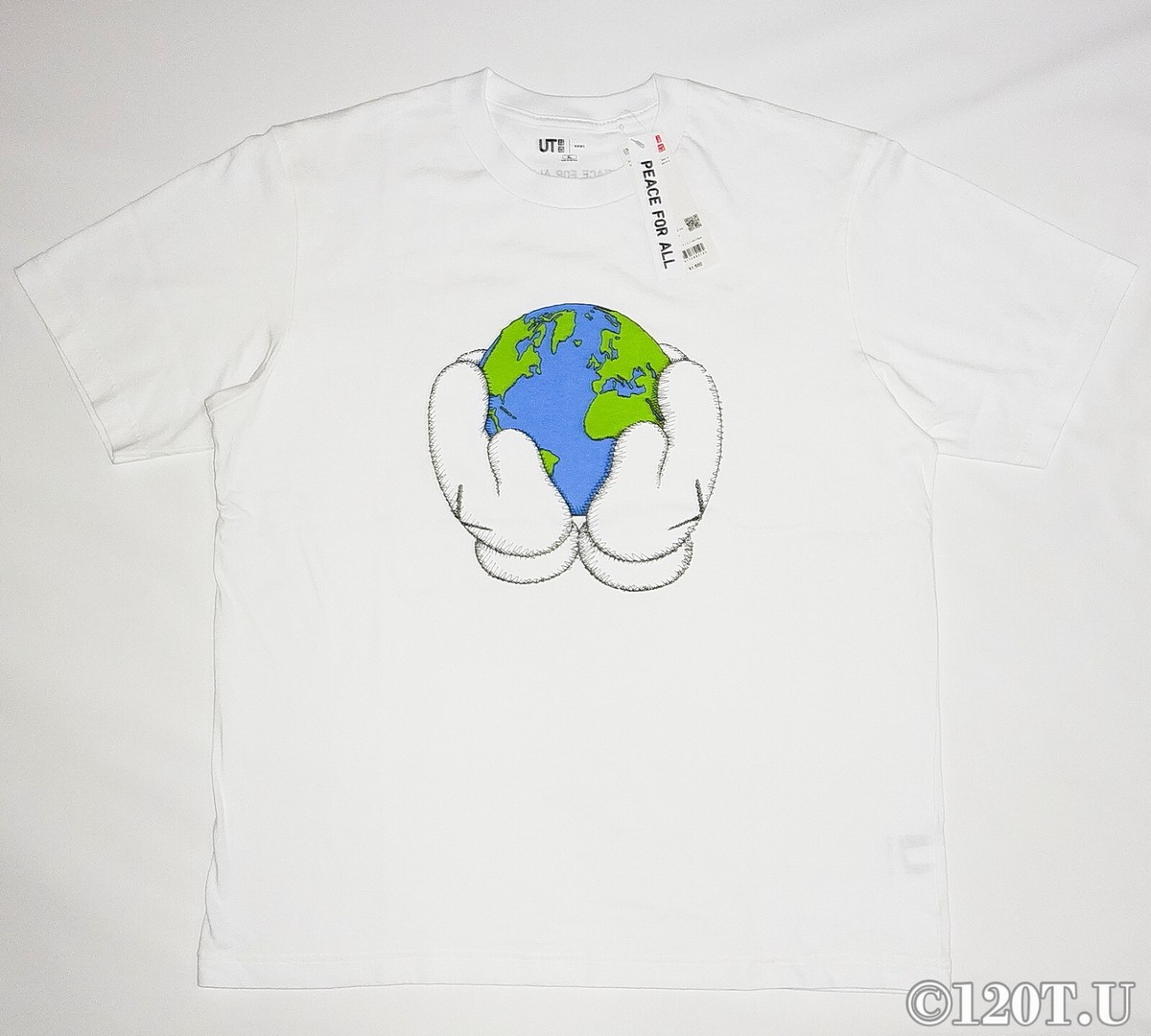 Uniqlo x Kaws UT Graphic Tee 'Peace For All' White Size 2XL NWT | eBay