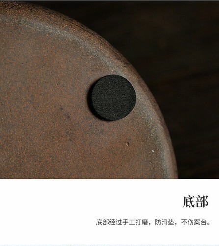 Tea Tray Drainage Water Storage Chinese Kung-Fu Tea Crafts Pad Pottery Tea Plate - Picture 9 of 11