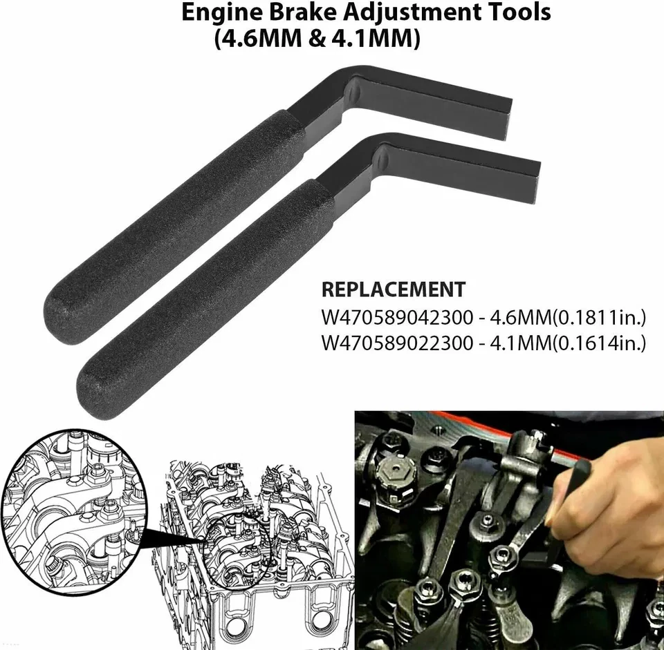 Detroit Diesel DD15 DD16 Árbol de levas Herramienta de distribución TDC Pin de localización Kit de herramientas de motor Foto 3 de 4